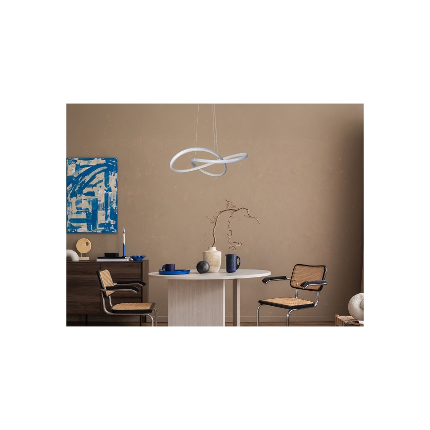 LED ściemnialna lampa wisząca na lince LED/65W/230V 3000-6500K śr. 49 cm + zdalne sterowanie