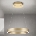 ściemnialny żyrandol LED na linku KOLK LED/40W/230V 2700/3000/4000K śr. 40 cm złoty