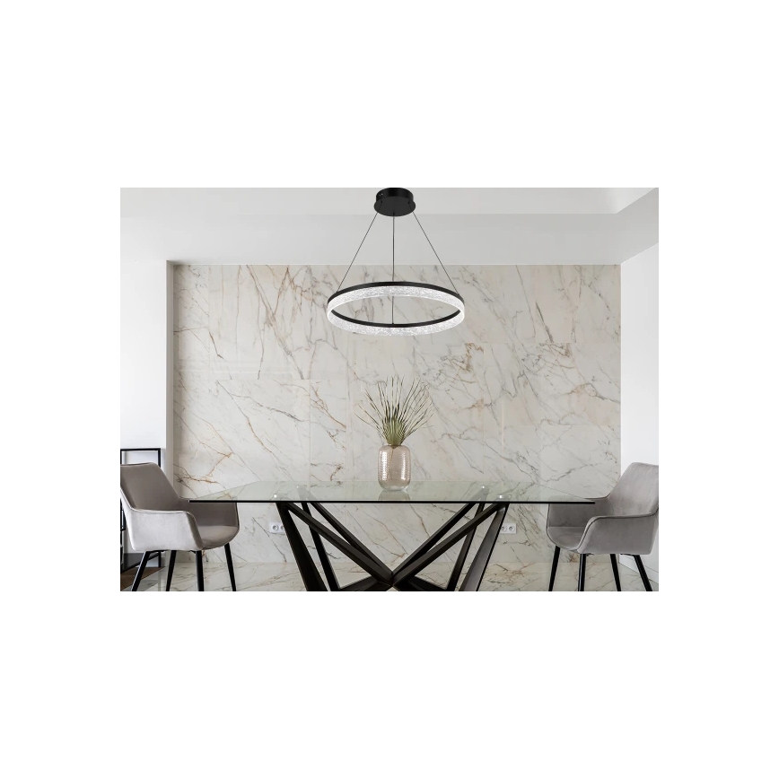 Lampa wisząca LED ściemnialna na lince ALIANZ LED/60W/230V 3000-6000K śr. 80 cm + pilot zdalnego sterowania