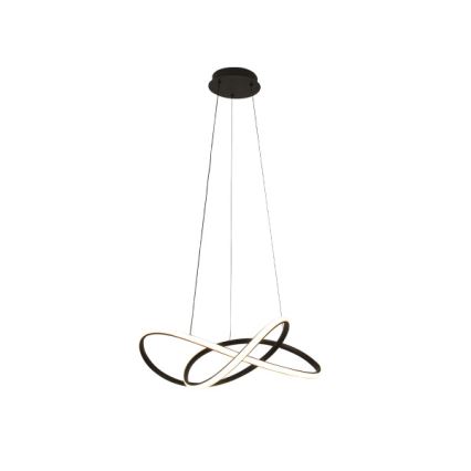 LED ściemnialny żyrandol na lince LED/85W/230V 3000–6500K śr. 60 cm + pilot zdalnego sterowania