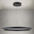 ściemnialny żyrandol wiszący na linku KOLK LED/80W/230V 2700/3000/4000K średnica 80 cm czarny