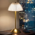 Ściemniana ładowalna lampa biurkowa PARIS LED/2W/5V 2700K/4000K/6500K 800 mAh złota
