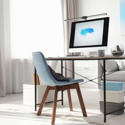 Ściemniana lampa biurkowa USB TENUIX DUO LED/14W/5V 3000-6000K czarna