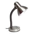 Ściemniana lampa stołowa KADET–S 1xE27/40W/230V matowy chrom
