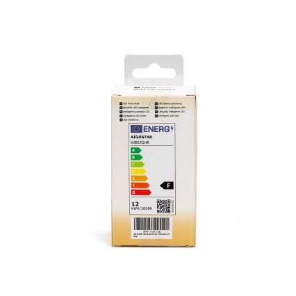 Ściemniana żarówka LED RGBW A60 E27/12W/230V 2700-6500K Wi-Fi - Aigostar