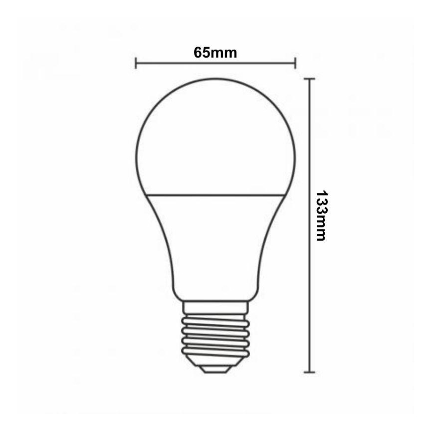 Ściemniana żarówka LED RGBW A60 E27/15W/230V 2700-6500K Wi-Fi Tuya