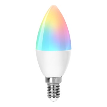 Ściemniana żarówka LED RGBW C37 E14/4,9W/230V 2700-6500K - Aigostar