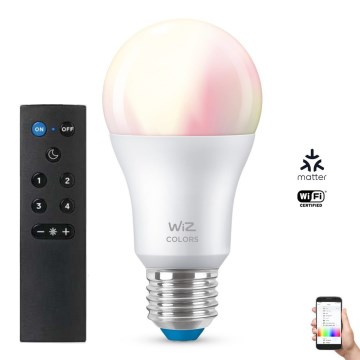 Ściemniana żarówka LED RGBW E27/8,5W/230V 2200-6500K CRI 90 Wi-Fi + pilot zdalnego sterowania - Reality