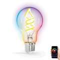 Ściemniana żarówka LED RGBW FILAMENT A60 E27/4,9W/230V 2700K Wi-Fi - Aigostar