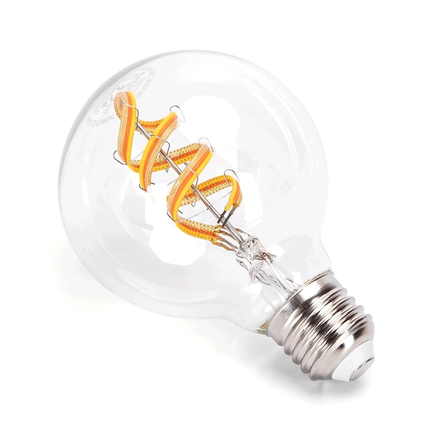 Ściemniana żarówka LED RGBW FILAMENT G80 E27/4,9W/230V 2700K Wi-Fi - Aigostar