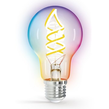 Ściemniana żarówka LED RGBW FILAMENT MESH Smart A60 E27/4,9W/230V 2700K - Aigostar