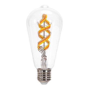 Ściemniana żarówka LED RGBW FILAMENT MESH Smart ST64 E27/4,9W/230V 2700K - Aigostar