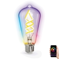 Ściemniana żarówka LED RGBW FILAMENT ST64 E27/4,9W/230V 2700-6500K Wi-Fi - Aigostar