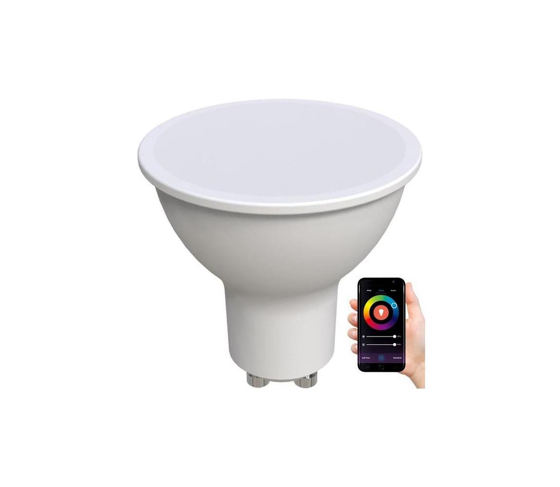 Ściemniana żarówka LED RGBW GU10/4,5W/230V 2700-6500K Wi-Fi Tuya