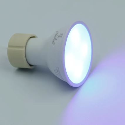Ściemniana żarówka LED RGBW GU10/4,5W/230V 2700-6500K Wi-Fi Tuya