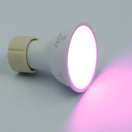 Ściemniana żarówka LED RGBW GU10/4,5W/230V 2700-6500K Wi-Fi Tuya