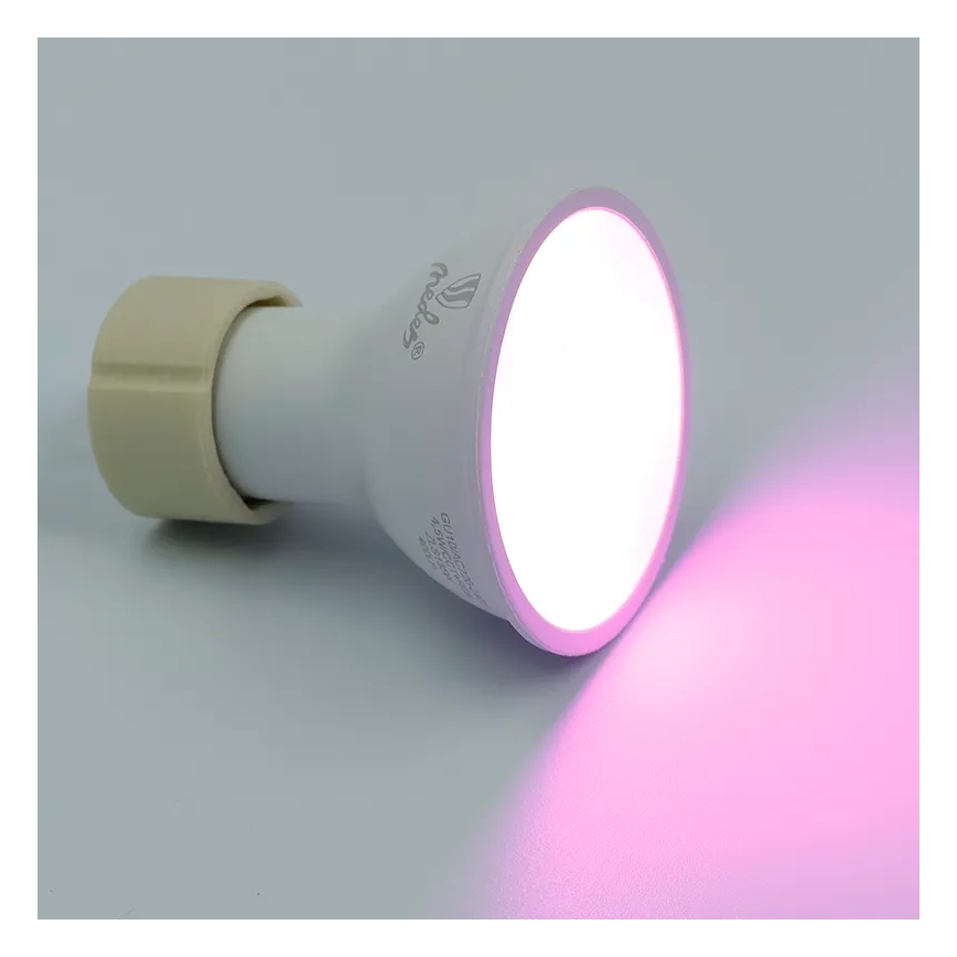 Ściemniana żarówka LED RGBW GU10/4,5W/230V 2700-6500K Wi-Fi Tuya