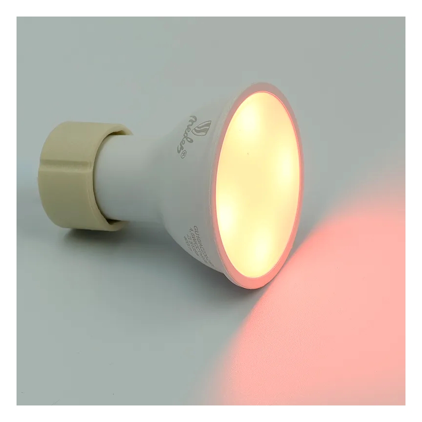 Ściemniana żarówka LED RGBW GU10/4,5W/230V 2700-6500K Wi-Fi Tuya