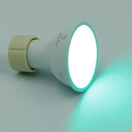 Ściemniana żarówka LED RGBW GU10/4,5W/230V 2700-6500K Wi-Fi Tuya