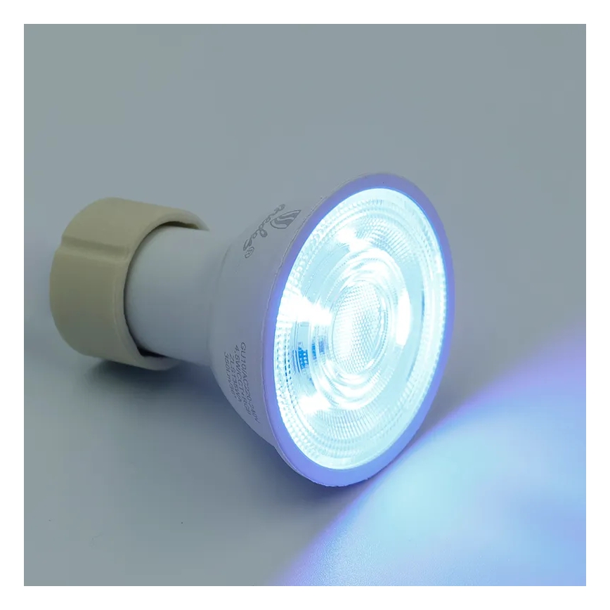 Ściemniana żarówka LED RGBW GU10/4,5W/230V 2700-6500K Wi-Fi Tuya