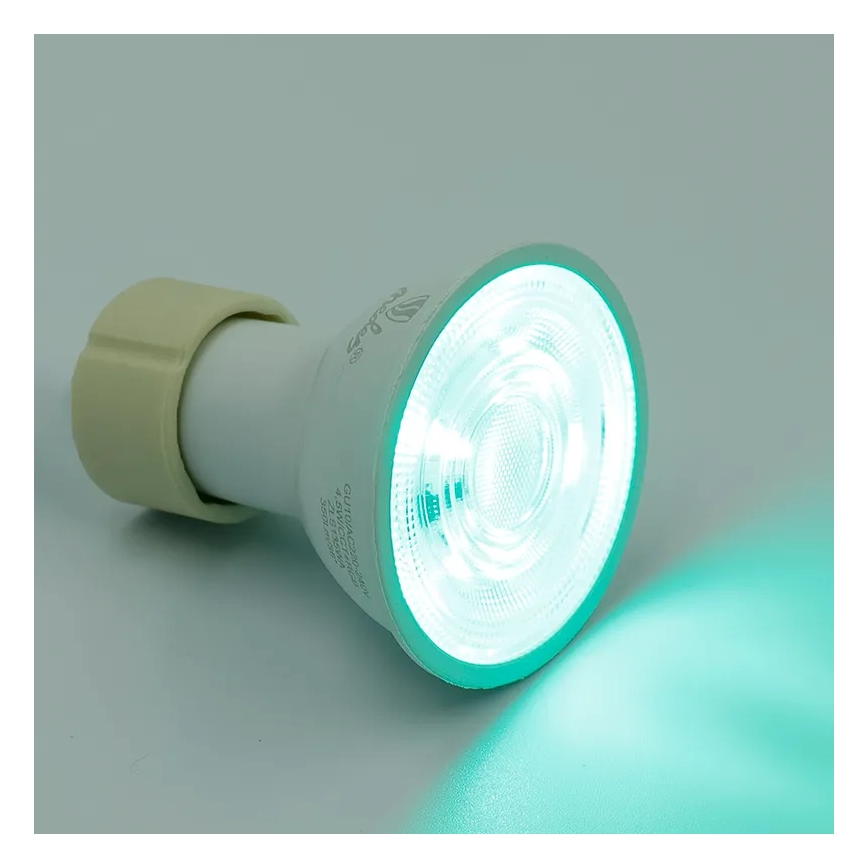 Ściemniana żarówka LED RGBW GU10/4,5W/230V 2700-6500K Wi-Fi Tuya