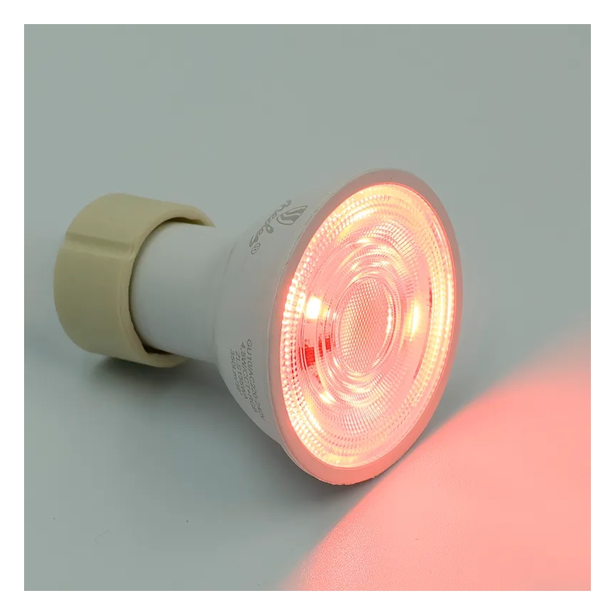 Ściemniana żarówka LED RGBW GU10/4,5W/230V 2700-6500K Wi-Fi Tuya