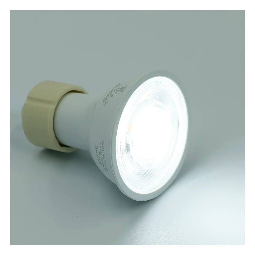 Ściemniana żarówka LED RGBW GU10/4,5W/230V 2700-6500K Wi-Fi Tuya