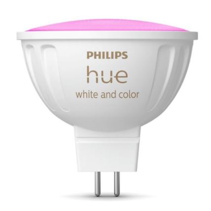 Ściemniana żarówka LED RGBW Philips Hue White And Color Ambiance GU5,3/MR16/6,3W/12V 2000-6500K