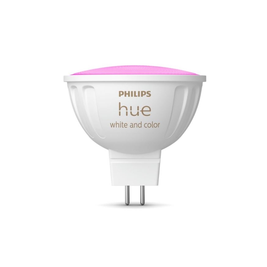 Ściemniana żarówka LED RGBW Philips Hue White And Color Ambiance GU5,3/MR16/6,3W/12V 2000-6500K