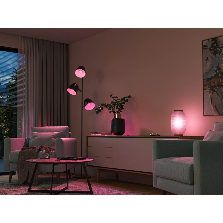 Ściemniana żarówka LED RGBW Philips Hue White And Color Ambiance P45 E14/5,1W/230V 2000-6500K