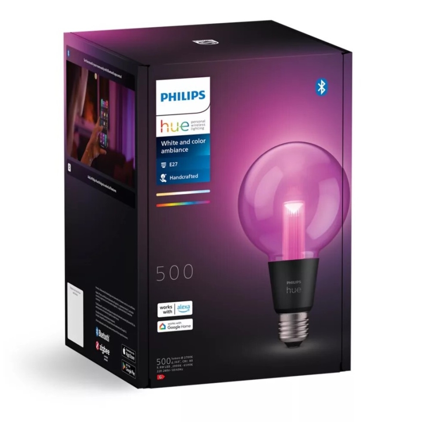 Ściemniana żarówka LED RGBW Philips Hue White And Color Ambiance E27/6,8W/230V 2000-6500K