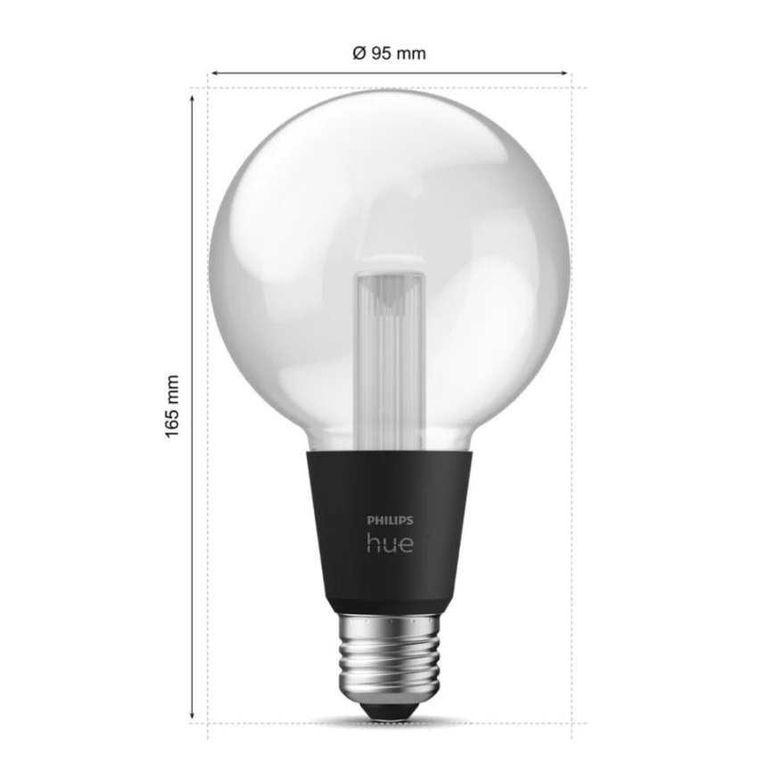 Ściemniana żarówka LED RGBW Philips Hue White And Color Ambiance E27/6,8W/230V 2000-6500K