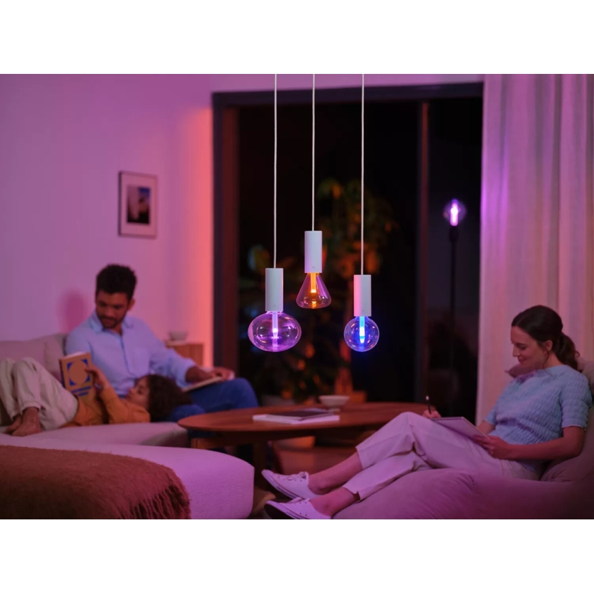 Ściemniana żarówka LED RGBW Philips Hue White And Color Ambiance G125 E27/6,8W/230V 2000-6500K