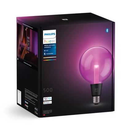 Ściemniana żarówka LED RGBW Philips Hue White And Color Ambiance G125 E27/6,8W/230V 2000-6500K