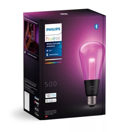 Ściemniana żarówka LED RGBW Philips Hue White And Color Ambiance E27/6,8W/230V 2000-6500K