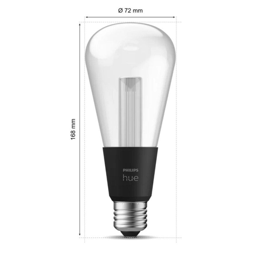Ściemniana żarówka LED RGBW Philips Hue White And Color Ambiance E27/6,8W/230V 2000-6500K
