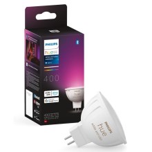 Ściemniana żarówka LED RGBW Philips Hue White And Color Ambiance GU5,3/MR16/6,3W/12V 2000-6500K
