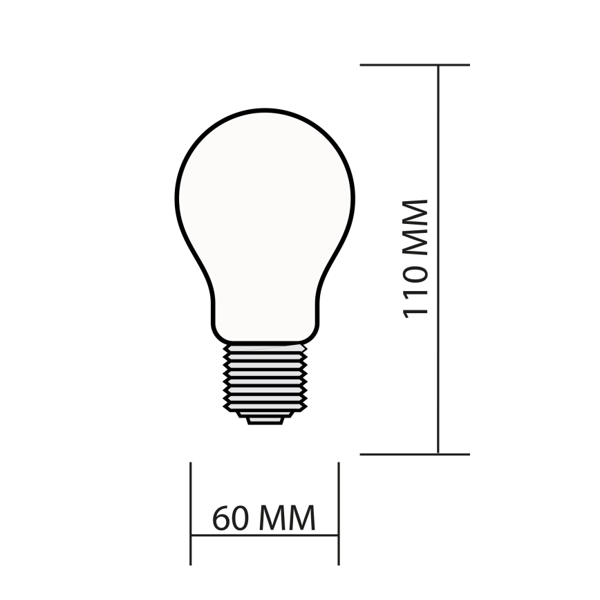 Ściemniana żarówka LED RGBW SMART A60 E27/8,5W/230V 4000K + pilot zdalnego sterowania