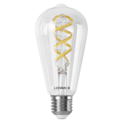 Ściemniana żarówka LED RGBW SMART+ FILAMENT EDISON ST64 E27/4,8W/230V 2700-6500K Wi-Fi - Ledvance