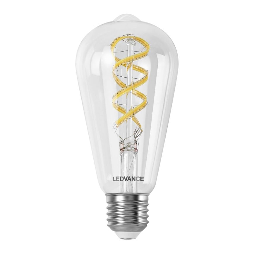 Ściemniana żarówka LED RGBW SMART+ FILAMENT EDISON ST64 E27/4,8W/230V 2700-6500K Wi-Fi - Ledvance