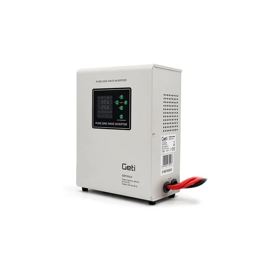 Ścienny zasilacz awaryjny UPS 700W/1000VA — czysta sinusoida