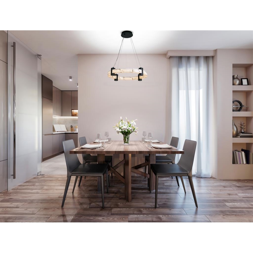 Searchlight - Lampa wisząca na lince MOONBEAM LED/29W/230V