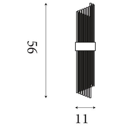Searchlight - Kinkiet LARA 2xE14/60W/230V