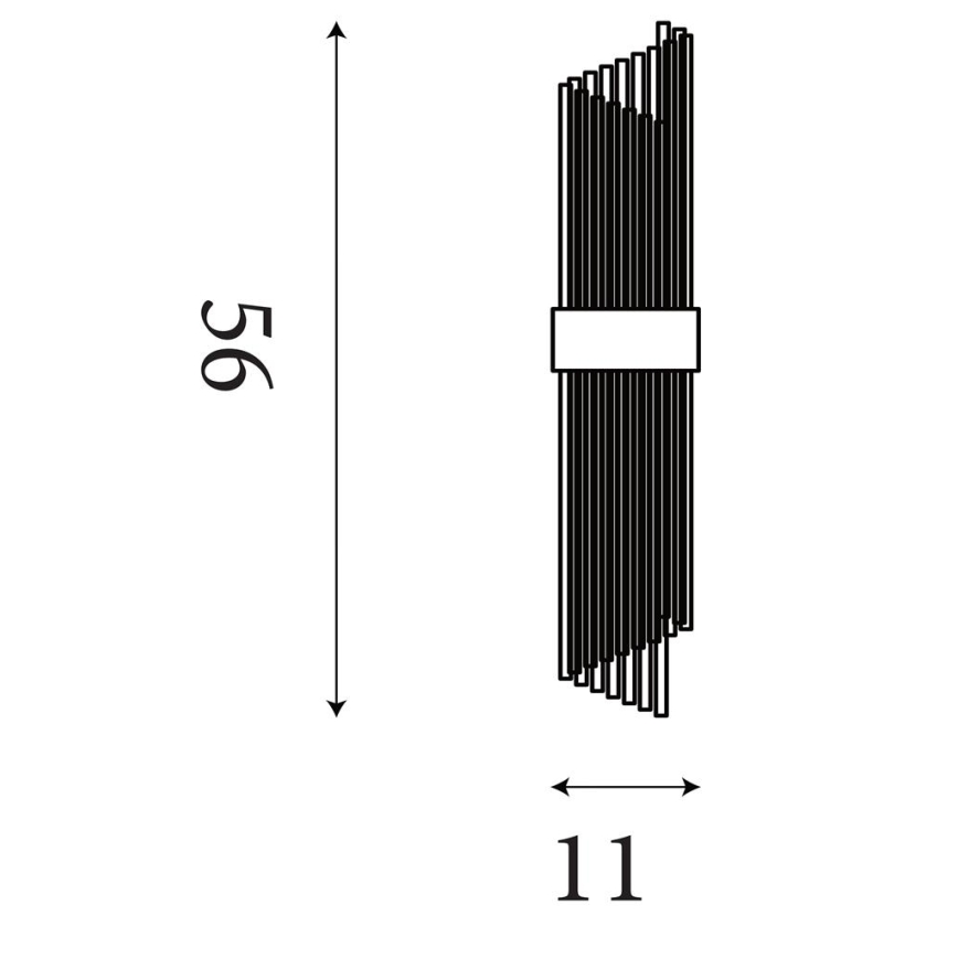 Searchlight - Kinkiet LARA 2xE14/60W/230V