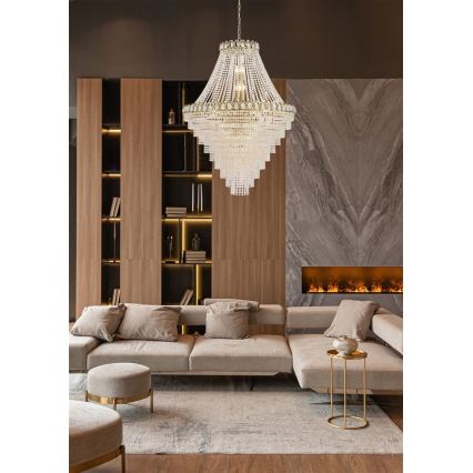 Searchlight - Żyrandol na łańcuchu LOUIS PHILLIPE 28xE14/60W/230V