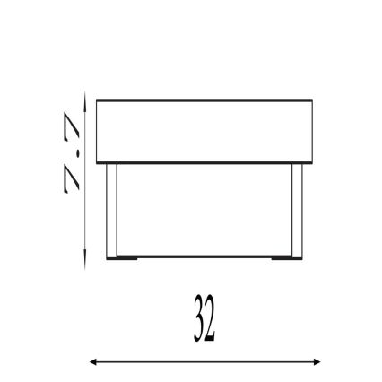 Searchlight - LED kinkiet ANCHOR LED/12W/230V