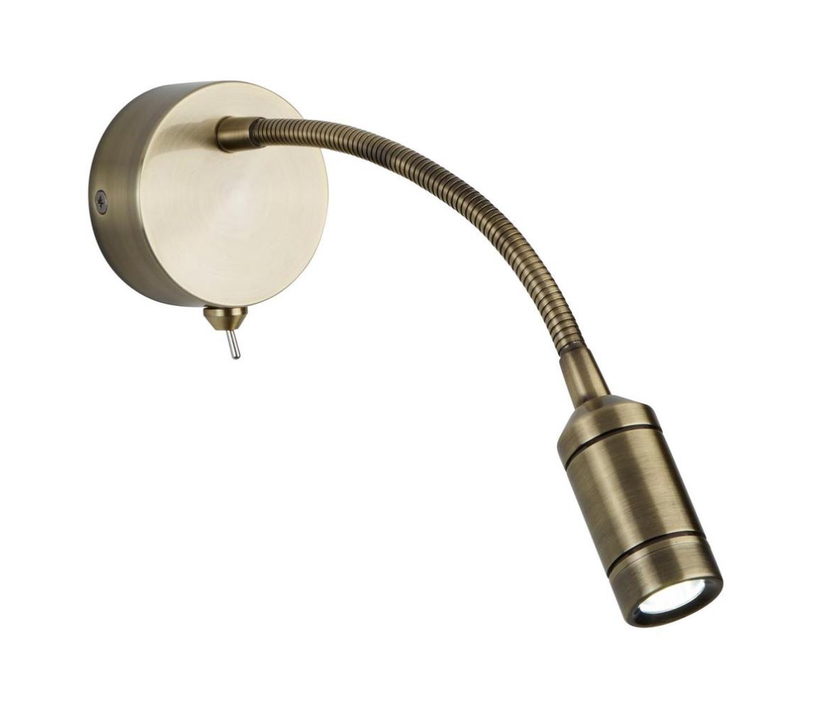 Searchlight 2256AB - LED Elastyczna lampka ADJU LED/1W/230V
