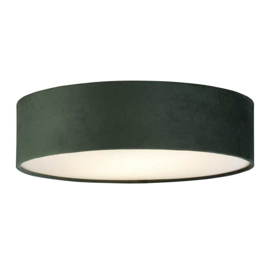 Searchlight - Lampa sufitowa DRUM PLEAT 2xE27/15W/230V zielona