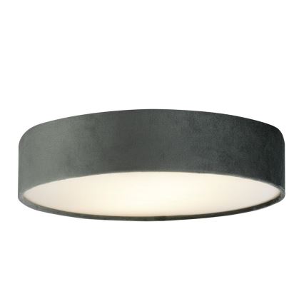 Searchlight - Lampa sufitowa DRUM 3xE27/60W/230V szara
