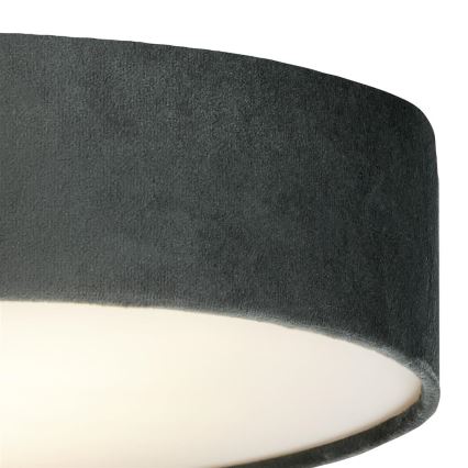 Searchlight - Lampa sufitowa DRUM 3xE27/60W/230V szara